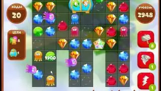 Сокровища пиратов 2948         уровень прохождение - Pirate treasures level 2948       walkthrough