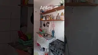 transformando cozinha simples e pequena 