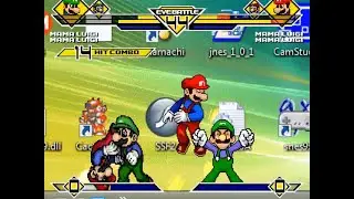 SK MUGEN - Mama Luigi & Super Mama Luigi vs Themselves
