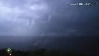 26.6.19 Караганда, очень сильный дождь и грозы