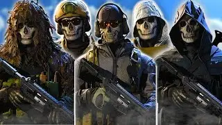 ALL GHOST SKINS IN MODERN WARFARE! SHOWCASE (