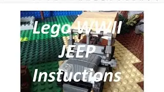 How to make A lego World war II jeep (Brickmania Hybrid design)