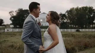 Bride Cries While Reading Letter She Wrote To The Groom | Laurel Ridge Barn - Sioux Falls, SD