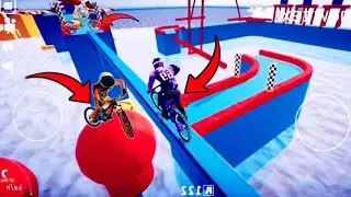 THIS CYCLE STUNT IS DIFFICULT BIKE OUT 3 DESCENDERS MOBILE 🚴