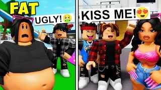Brookhaven, But FAT vs BADDIE.. (Brookhaven RP🏡)