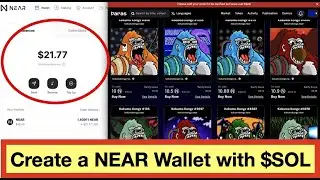 How To Create a NEAR Wallet - Send SOL to NEAR and Buy NFTs on Paras | Vlog 73