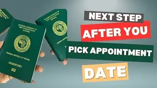 Bad experience with immigration: next step after you pick appointment date (Nigeria passport online)