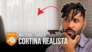 Material de Cortina REALISTA - Blender para arquitetura