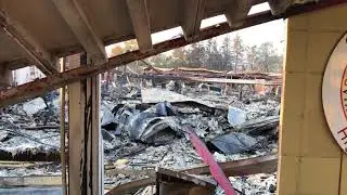 Cardinal Newman Catholic School in Santa Rosa after Fire