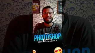 Free Photoshop Course for you 😍🔥 #qadirsgraphics