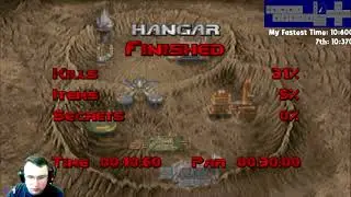 DOOM speedrun PC: E1M1 NM Pacifist 10:600