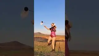 🔥 Fire Poi Spinning - dancing flow 