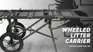 How to set up and use the Wheeled Litter Carrier from North American Rescue #narescue