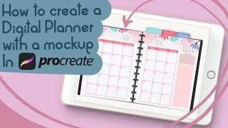 HOW TO MAKE A DIGITAL PLANNER WITH A MOCKUP | part 1