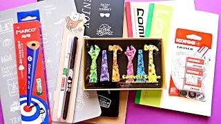 Stationery Haul * Unique School Supplies on a Budget | Notebook, Erasers, Pens