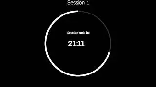 30 15 Pomodoro Technique - Study Timer - No Music Version - 6 Hours