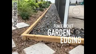 Picket Projects - Garden Edging w/ Fence Pickets