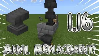 MINECRAFT TUTORIAL #1 - Building an COMPACT and SIMPLE Anvil Replacement Machine (1.16)