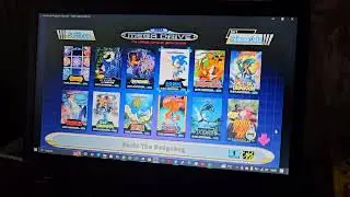 Sega Mega Drive Mini 1 GUI Menu Working On The Sega Mega Drive Mini 2