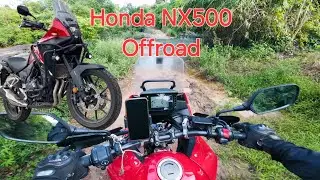 เมื่อHonda NX500 ตัวธรรมดาเจอทางดิน(เปียก)จะเป็นยังไง?