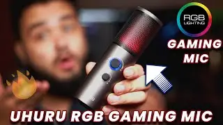 This Gaming Mic is Awesome 😍 | Uhuru UM-1100 USB RGB Gaming Microphone for Gaming & Streaming⚡
