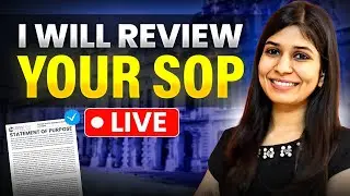I will review your SOP LIVE! 🔥Statement of Purpose Review for Study Abroad