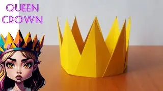 ORIGAMI QUEEN CROWN