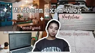 Midterm Exam Vlog 📚  Chaotic + stressed | VIT Vellore | 📝✨