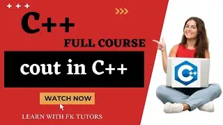 cout in C++ || C++ Full Course || C++ Tutorial in Urdu