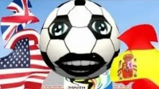 world cup 2010 - wavin' flags & singing soccer balls - animated clip