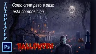 Tutorial Photoshop Como crear esta composicion de Halloween