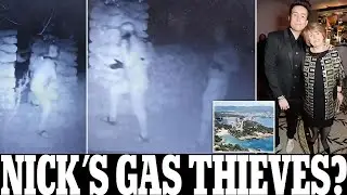 Hot News: Are these the men who 'gassed' and burgled Nick Grimshaw? CCTV shows gang prowling...