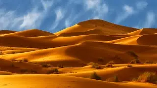 It snows in the Sahara Desert