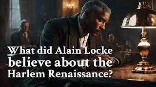 What did Alain Locke believe about the Harlem Renaissance? | Philosophy