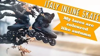 Italy Inline Skate - My laces are coloured like autumn