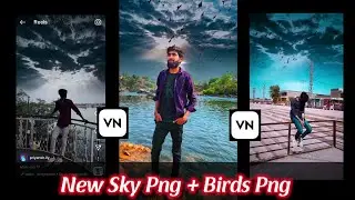 New Sky Png video editing kese kare// Trending instagram reels editing 🔥😱 #trending #sky #clouds