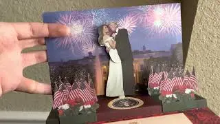 Donald & Melania Dancing Pop Up Anniversary Card