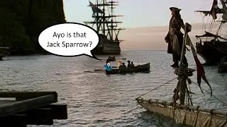 Sea of Thieves but we meet Jack Sparrow (not clickbait)
