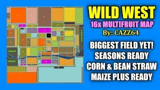 Wild West 16x Multifruit Map (Updated Link) v1.8 