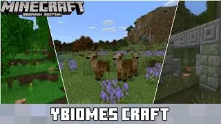 YBIOMES CRAFT | Аддон на новую генерацию мира в майнкрафт бедрок 1.21+!!!