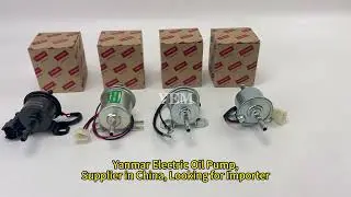Brand New Genuine Yanmar Electric Oil Pumps for Various Engine Models.