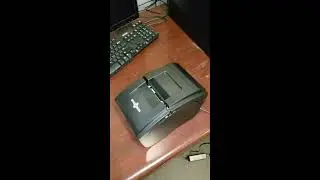 How to install receipt paper on dot matrix kitchen printer.