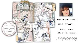 File folder insert FULL TUTORIAL interesting inserts