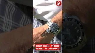 Do not use your wrists when you chip! Two drills to avoid this #shorts