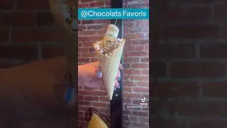 Very Demure S’mores Chocolate Dipped Ice Cream In Victoria Canada #demure #dessert #icecream #shorts