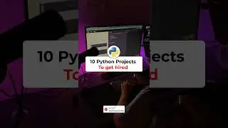 10 Python Projects That Can Get You Hired!  @tutortacademy   