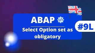 SAP ABAP : Select Option set as obligatory