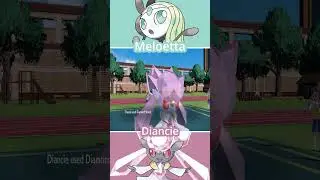 MELOETTA vs DIANCIE | Mythical Pokémon Battle #pokemon