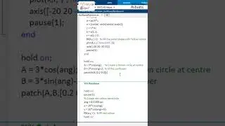 Coding simple sunflower and rainbow using MATLAB #Shorts