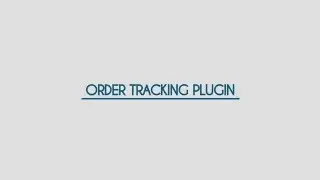 Order Tracking Plugin for WordPress